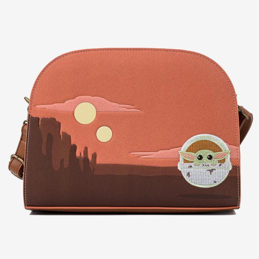 NWOT Loungefly Star Wars The Mandalorian The‎ Child Scene Handbag Disney
